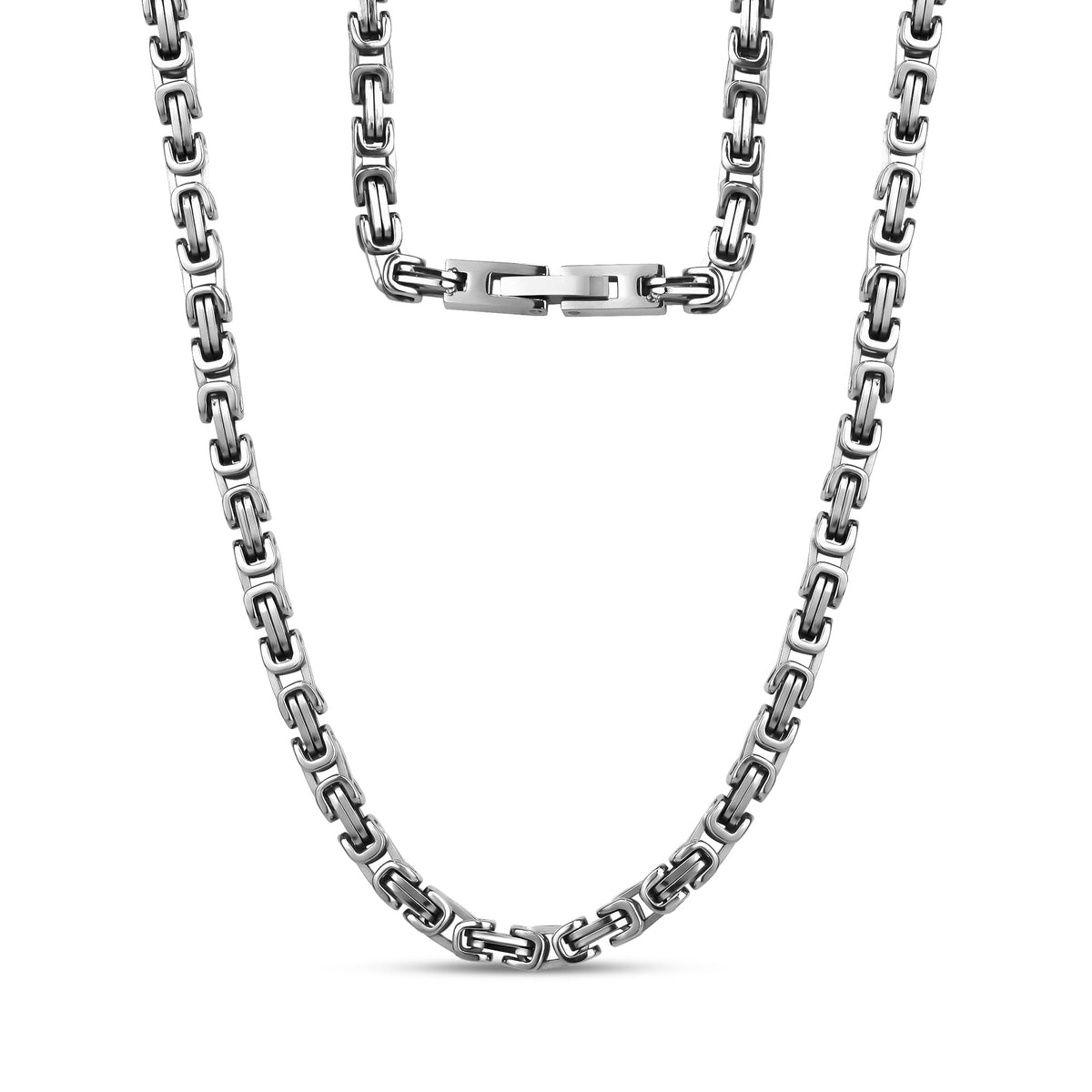 King'S Chain Necklace (4Mm) - Silver