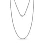 Faceted Box Chain (2Mm) - Silver