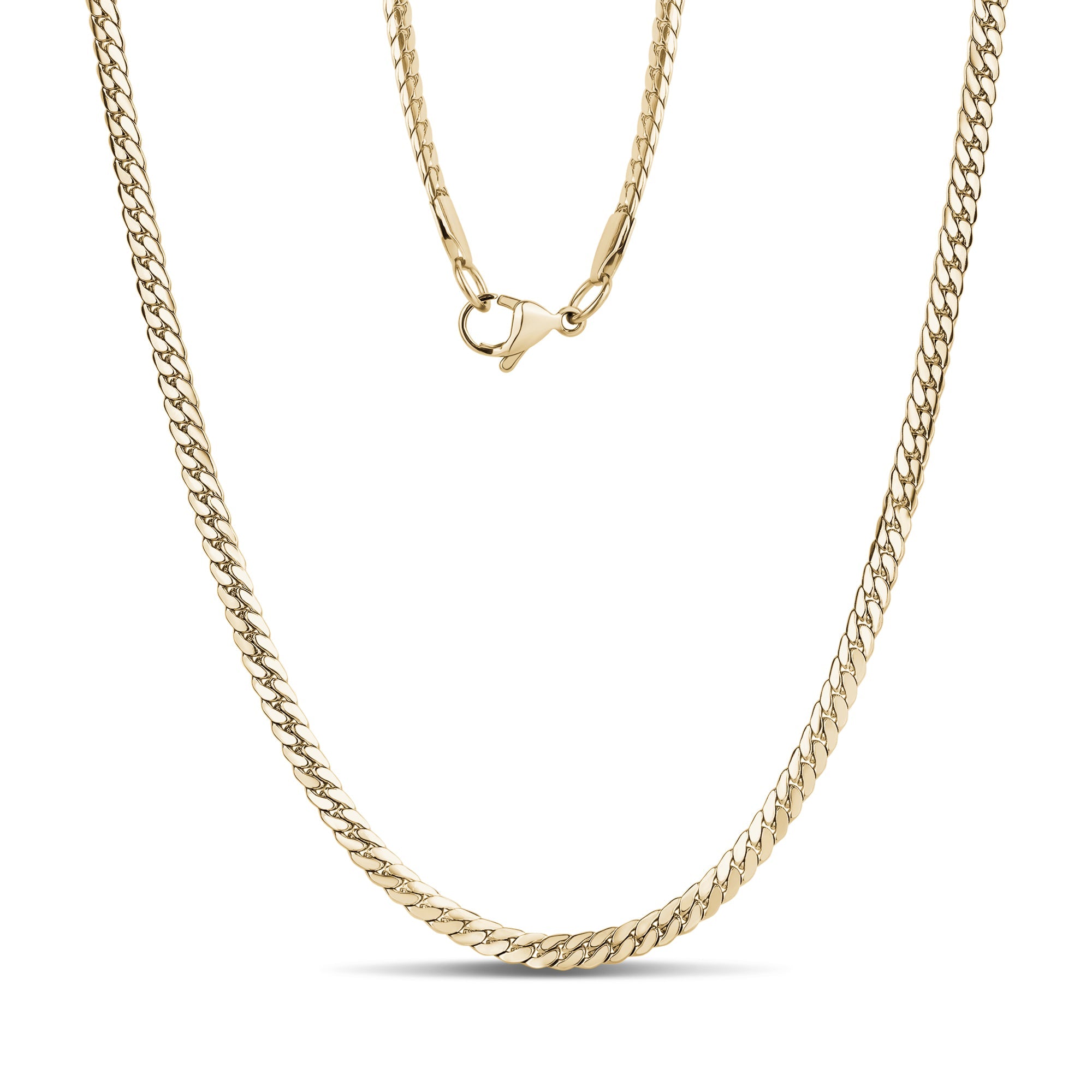 Miami Cuban Link Chain (3.8Mm) - Gold