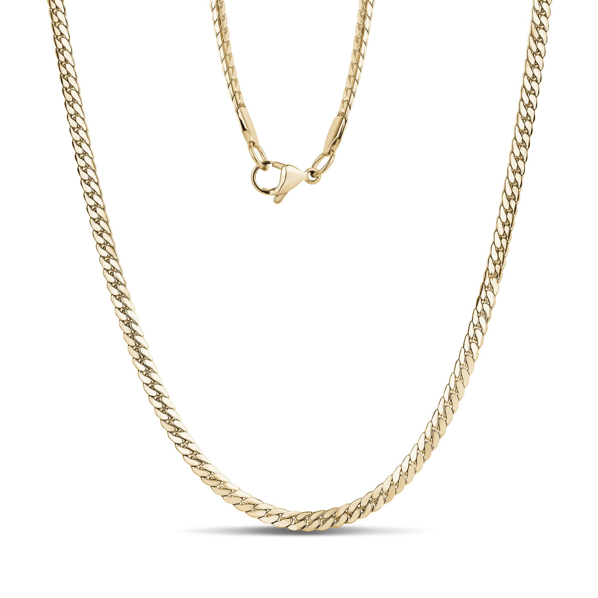 Miami Cuban Link Chain (3.8Mm) - Gold