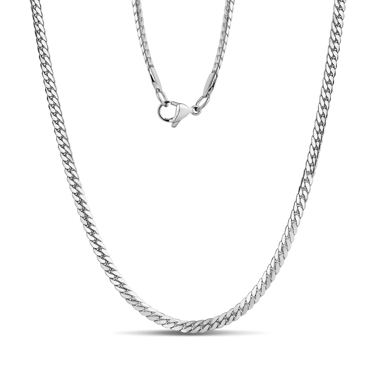 Miami Cuban Link Chain (3.8Mm) - Silver