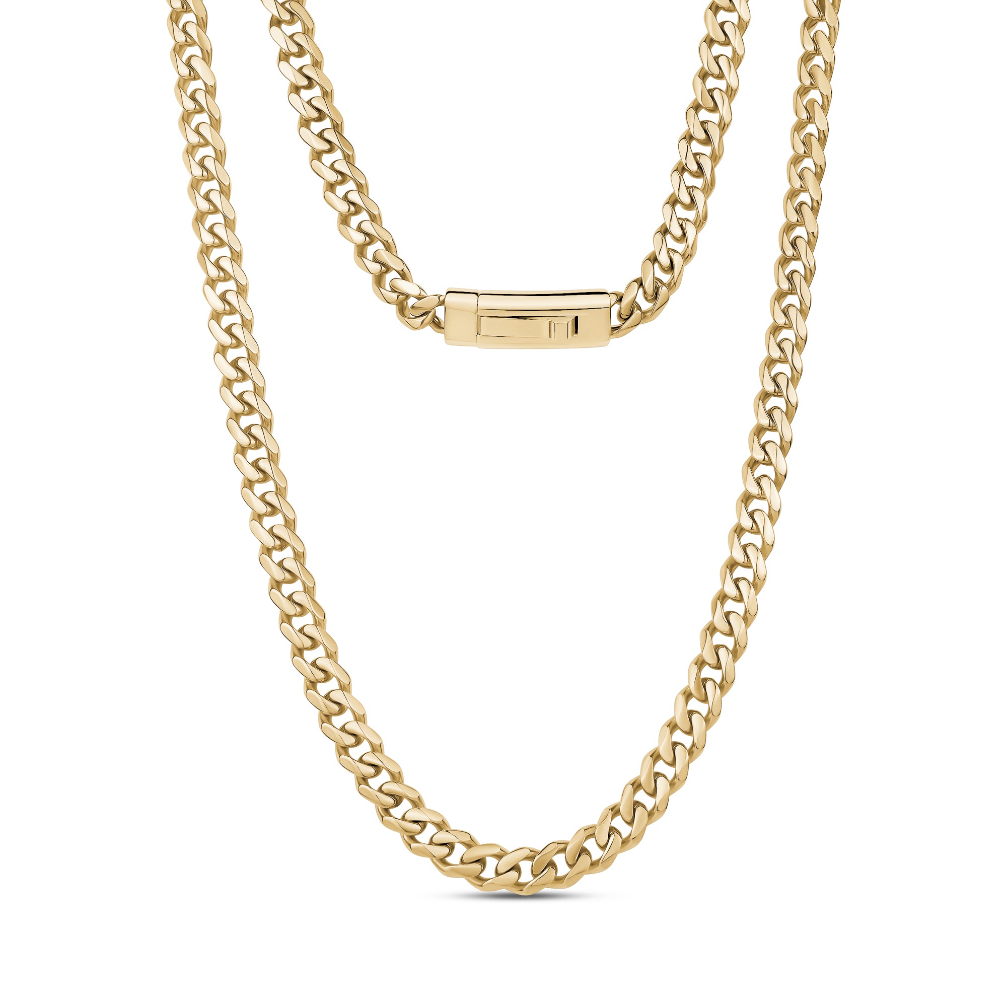 Cuban Link Chain (7Mm) - Gold