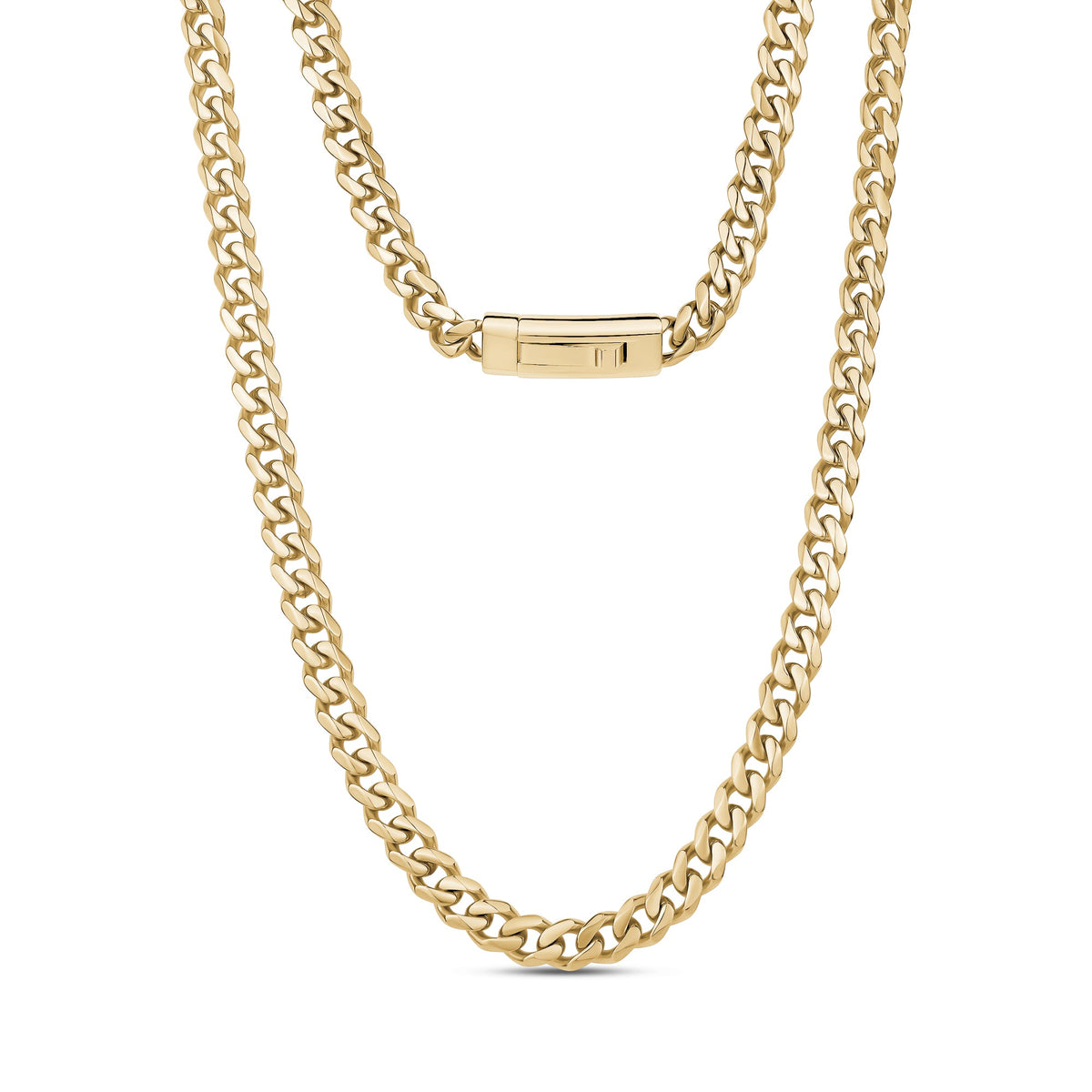Cuban Link Chain (7Mm) - Gold