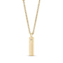 Reversible Cremation Pendant - Gold