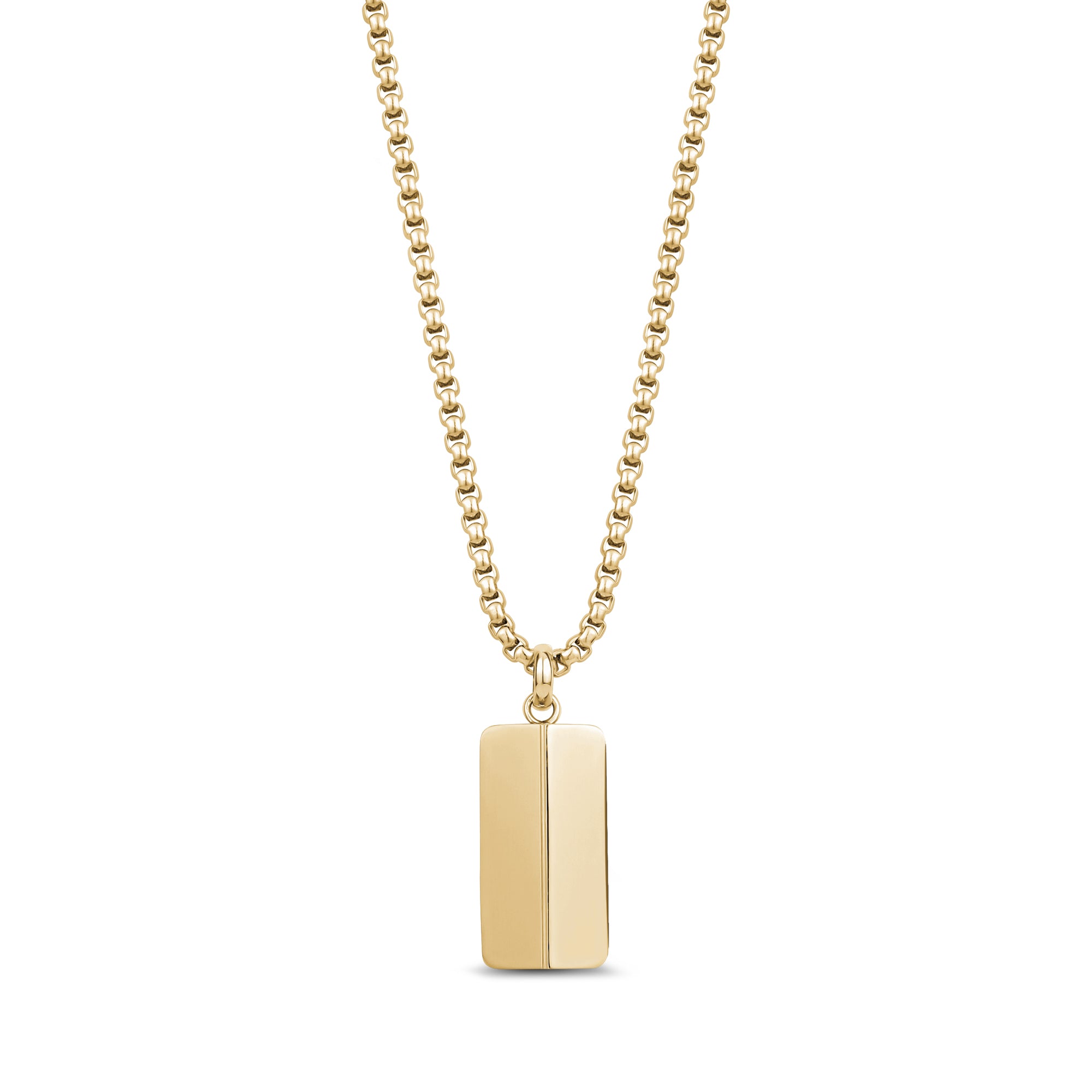 Double Cremation Pendant - Gold