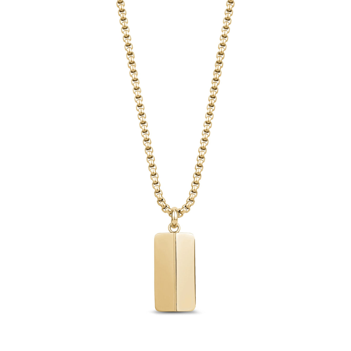 Double Cremation Pendant - Gold