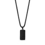 Double Cremation Pendant - Black