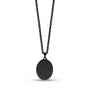 Oval Medical Pendant - Black