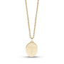 Oval Medical Pendant - Gold