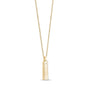C.Z. Set Cremation Pendant - Gold