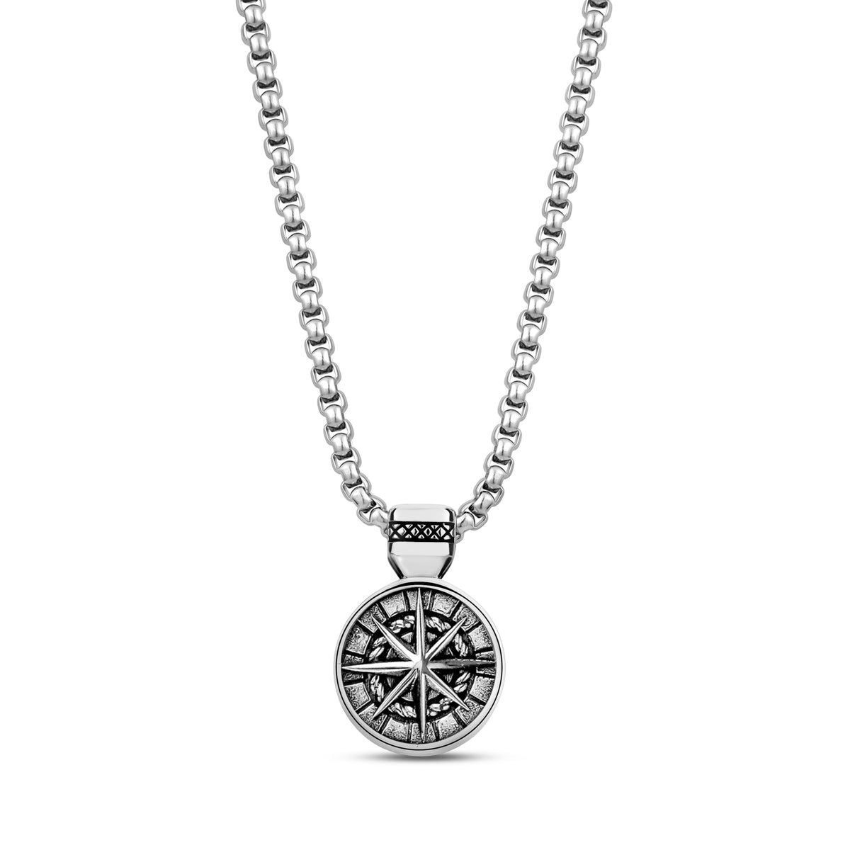 Cremation Compass Pendant