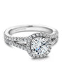 Noam Carver Engagement Ring B015-01 in 14K White Gold