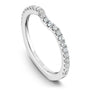 Noam Carver Matching Band B015-01 in 14K White Gold