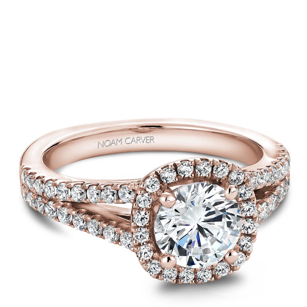 Noam Carver Engagement Ring B015-01 in 14K Rose Gold