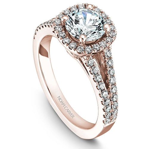 Noam Carver Engagement Ring B015-01 in 14K Rose Gold