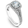 Noam Carver Engagement Ring B015-01 in 14K White Gold