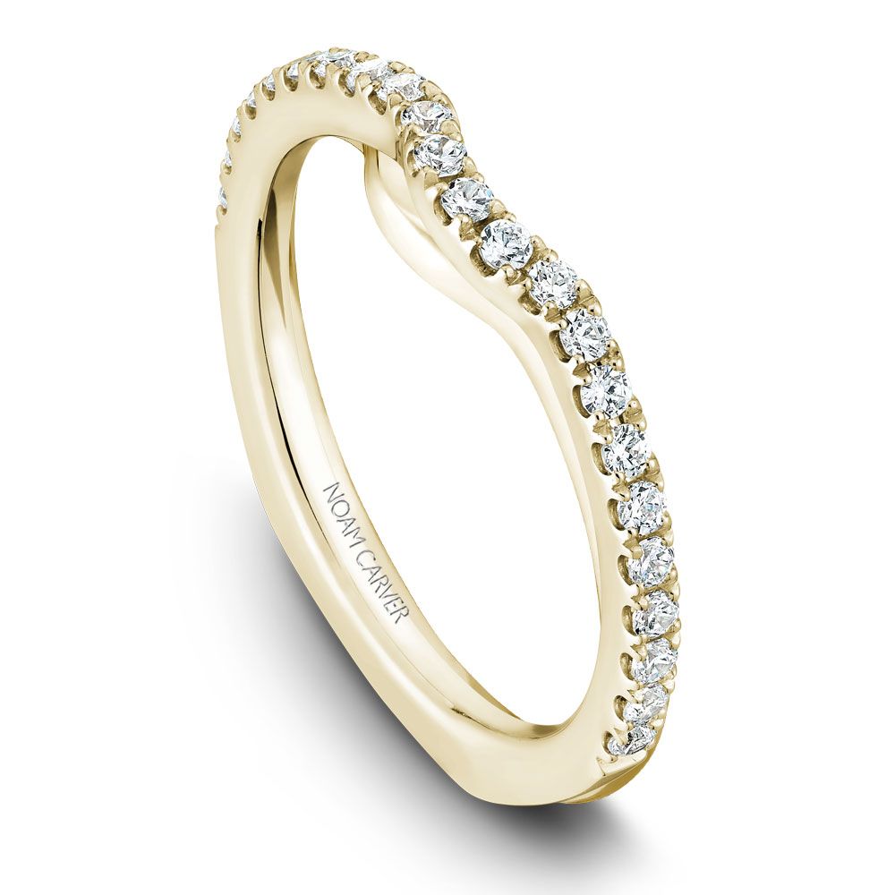 Noam Carver Matching Band B015-01 in 14K Yellow Gold