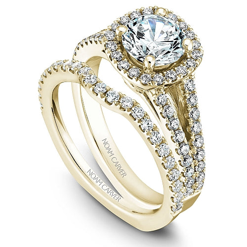 Noam Carver Engagement Ring B015-01 in 14K Yellow Gold
