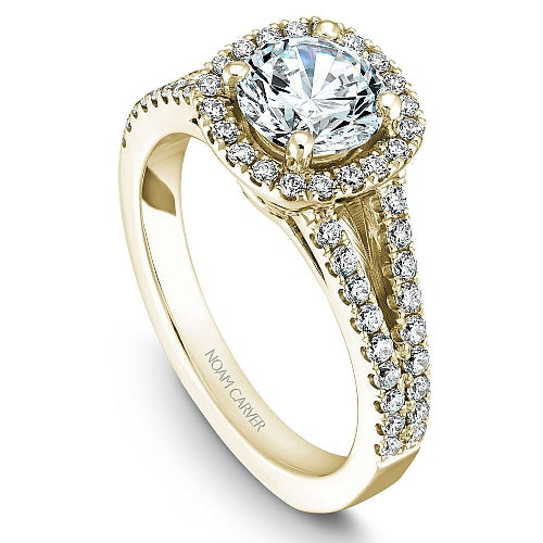 Noam Carver Engagement Ring B015-01 in 14K Yellow Gold