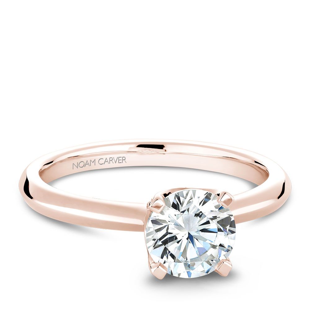 Noam Carver Engagement Ring B027-03 in 14K Rose Gold