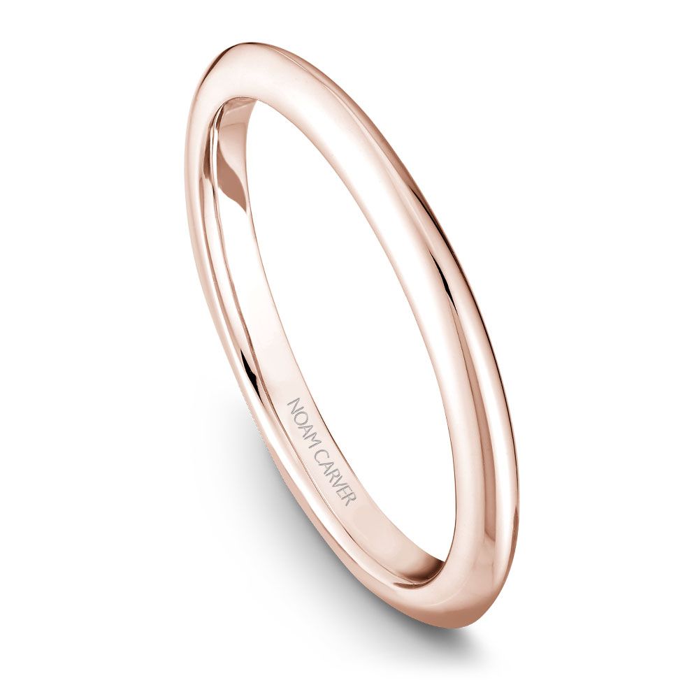 Noam Carver Matching Band B027-03 in 14K Rose Gold