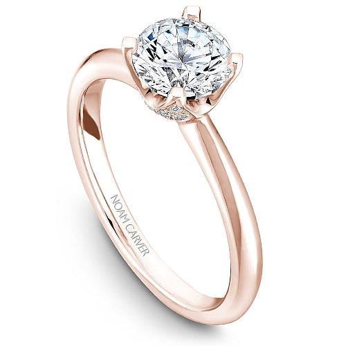 Noam Carver Engagement Ring B027-03 in 14K Rose Gold