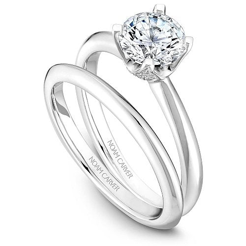 Platinum 950 Noam Carver Engagement Ring