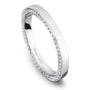 Noam Carver Matching Band B042-03 in 14K White Gold