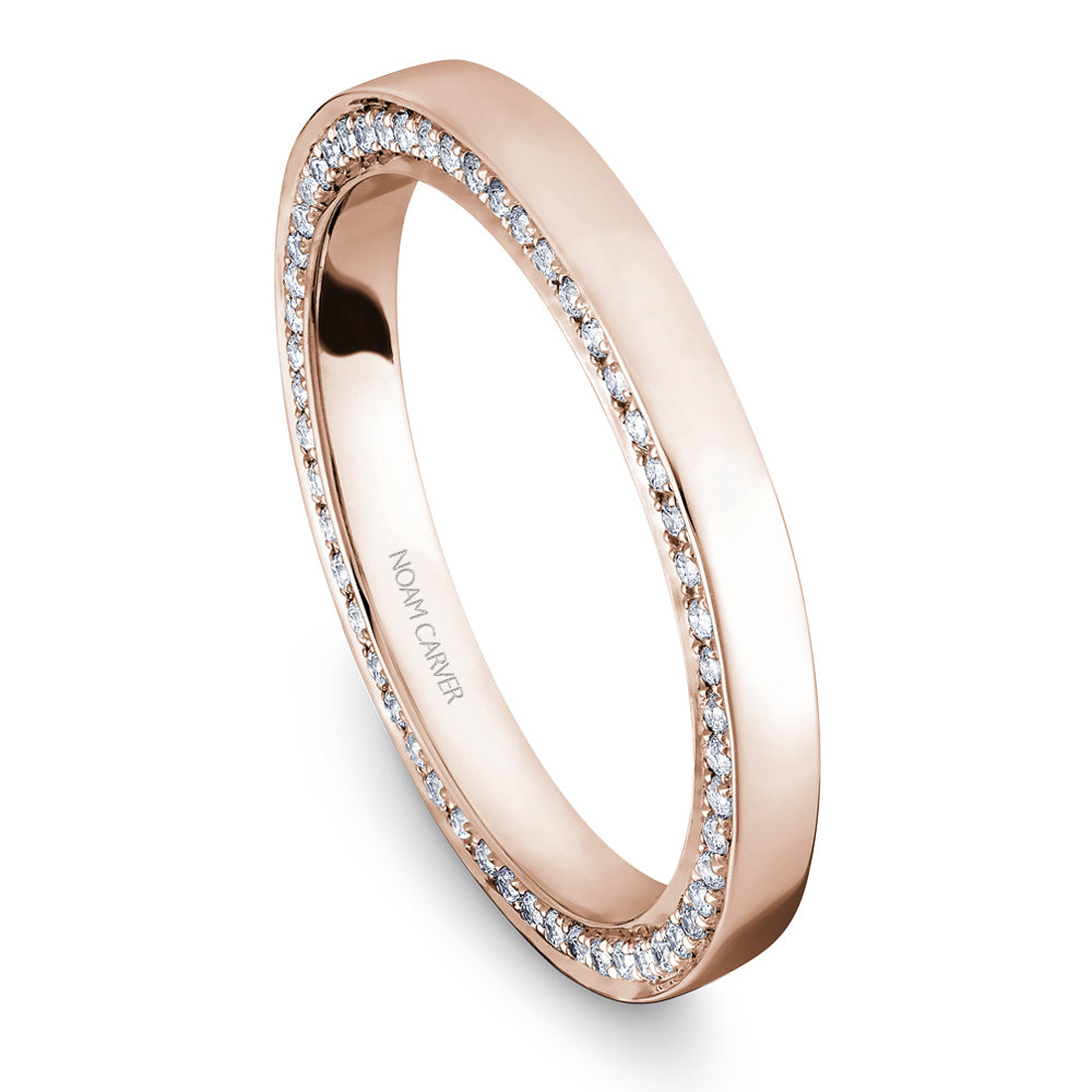 Noam Carver Matching Band B042-03 in 14K Rose Gold