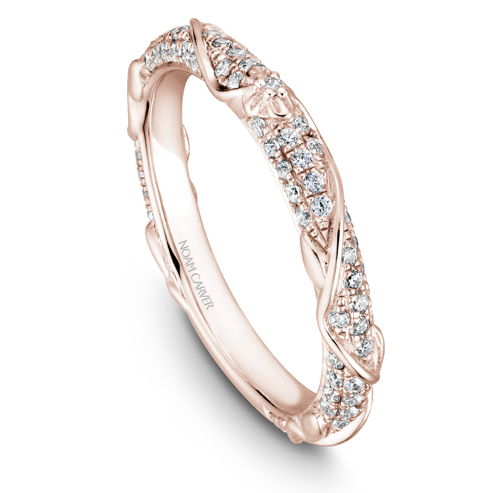 Noam Carver Matching Band B081-02 in 14K Rose Gold