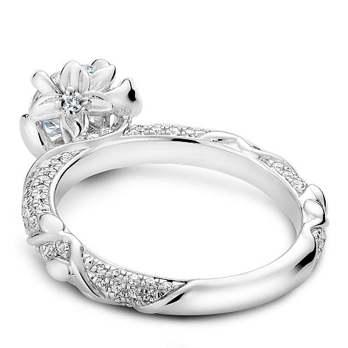 Noam Carver Engagement Ring B081-02 in 14K White Gold