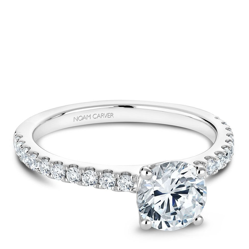 Platinum 950 Noam Carver Engagement Ring
