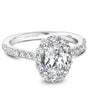 Noam Carver Engagement Ring B189-01 in 14K White Gold