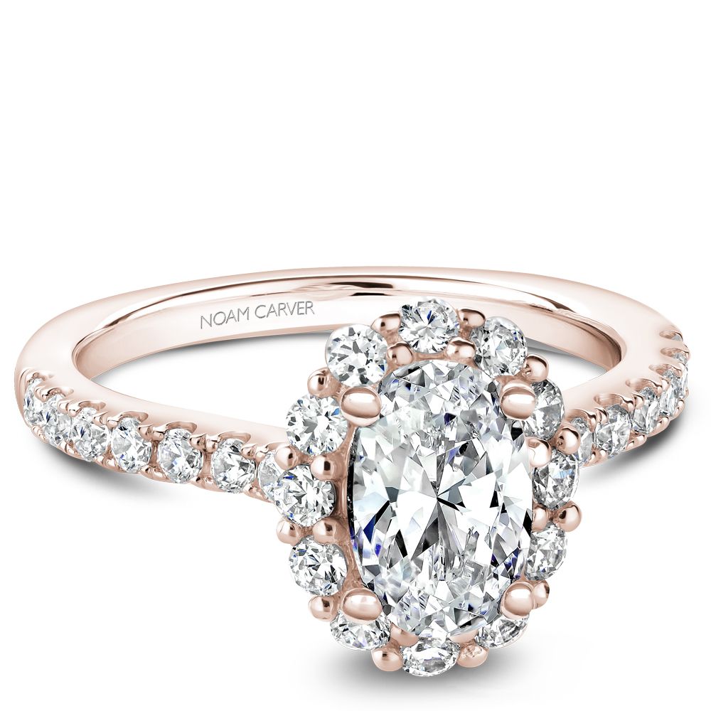 Noam Carver Engagement Ring B189-01 in 14K Rose Gold