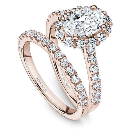 Noam Carver Engagement Ring B189-01 in 14K Rose Gold