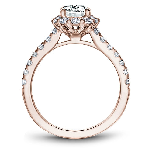 Noam Carver Engagement Ring B189-01 in 14K Rose Gold
