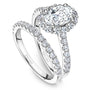 Noam Carver Engagement Ring B189-01 in 14K White Gold