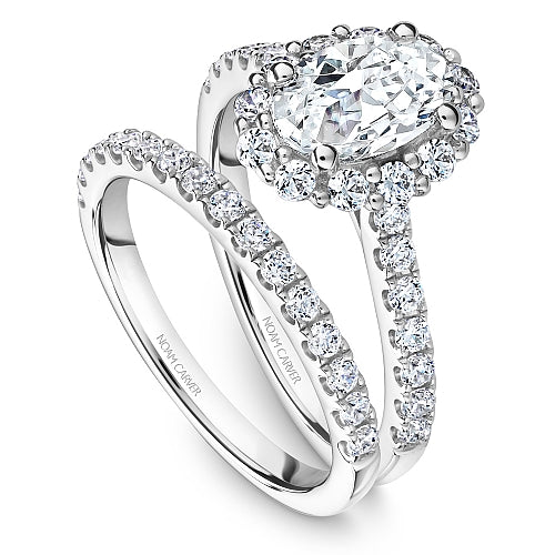 Noam Carver Engagement Ring B189-01 in 14K White Gold