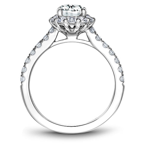 Noam Carver Engagement Ring B189-01 in 14K White Gold