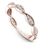 Noam Carver Matching Band B197-02 in 14K Rose Gold