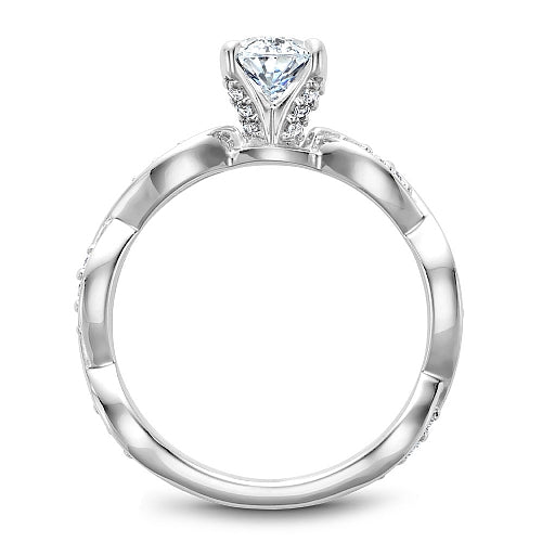 Noam Carver Engagement Ring B197-02 in 14K White Gold