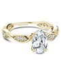 Noam Carver Engagement Ring B197-02 in 14K Yellow Gold