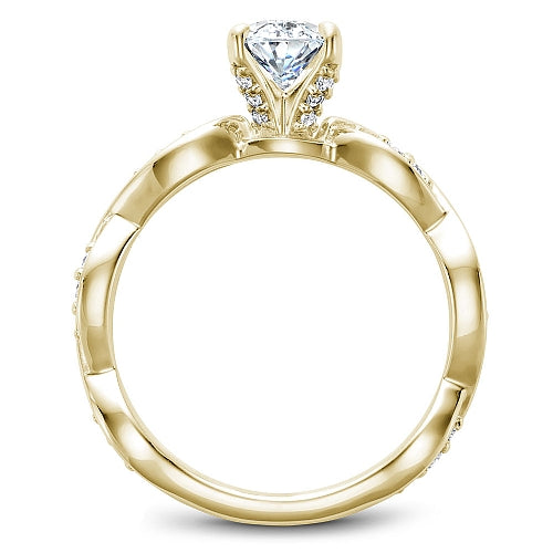 Noam Carver Engagement Ring B197-02 in 14K Yellow Gold