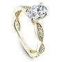 Noam Carver Engagement Ring B197-02 in 14K Yellow Gold