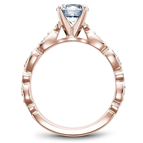 Noam Carver Engagement Ring B204-01 in 14K Rose Gold