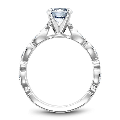 Noam Carver Engagement Ring B204-01 in 14K White Gold
