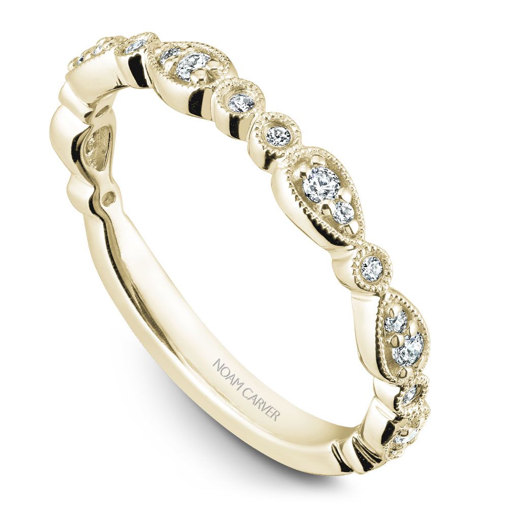 Noam Carver Matching Band B204-01 in 14K Yellow Gold