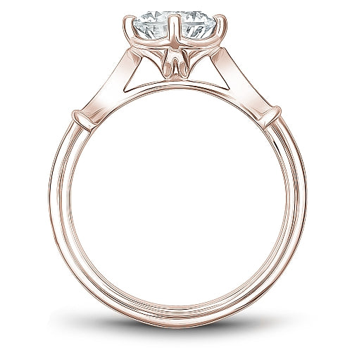 Noam Carver Engagement Ring B268-01 in 14K Rose Gold