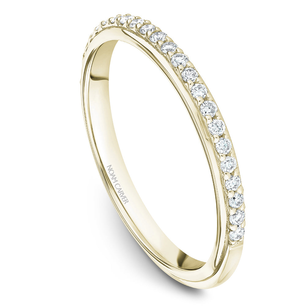 Noam Carver Matching Band B268-02 in 14K Yellow Gold
