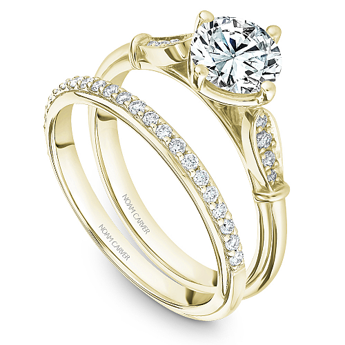 Noam Carver Engagement Ring B268-01 in 14K Yellow Gold